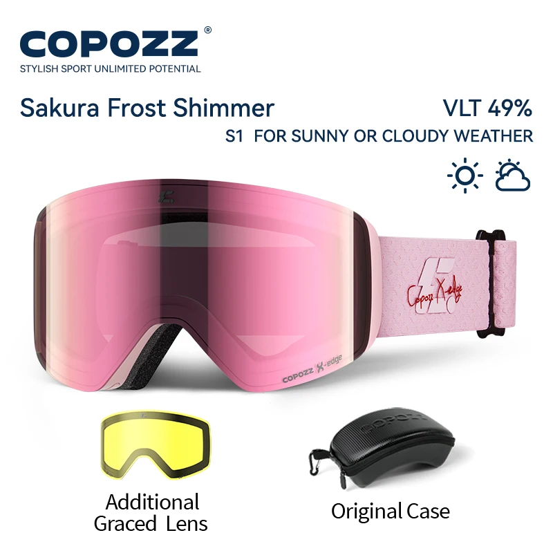 COPOZZ X-edge Skibrille mit magnetischer Scheibe - obrazek 10