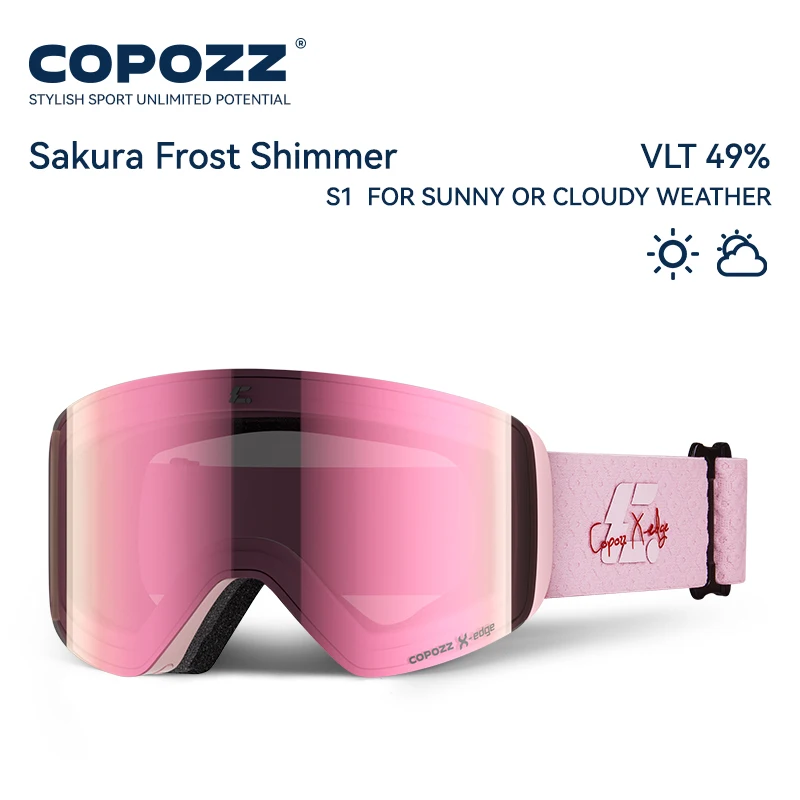 COPOZZ X-edge Skibrille mit magnetischer Scheibe - obrazek 14