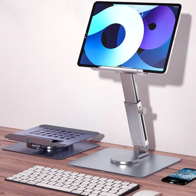360° drehbarer Tablet-Ständer aus Aluminium - Image 3