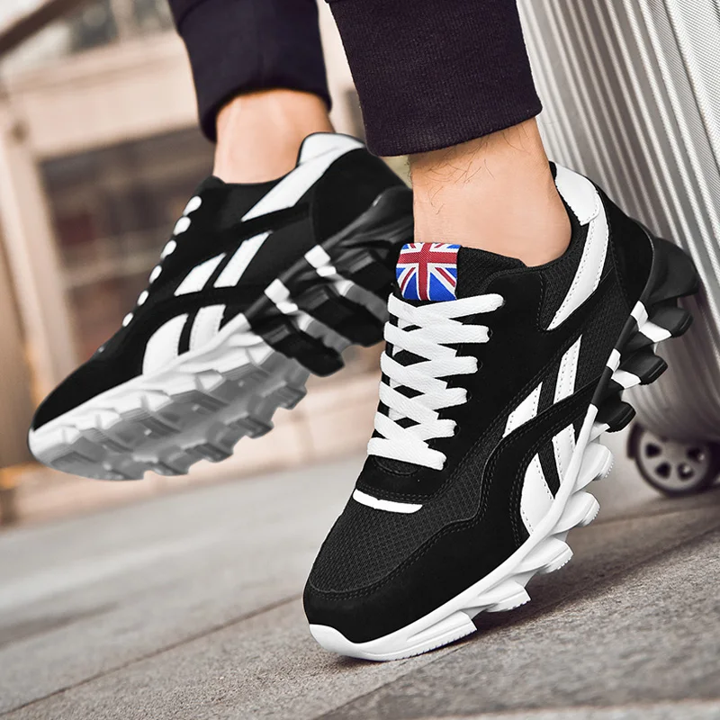 FYZS Herren-Sneaker aus atmungsaktivem Mesh - obrazek 2