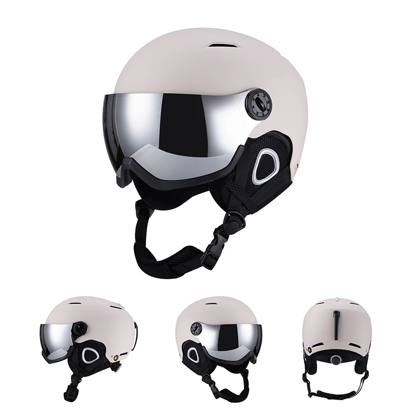 Horntour HT-102G Skihelm mit Visier – Bild 9