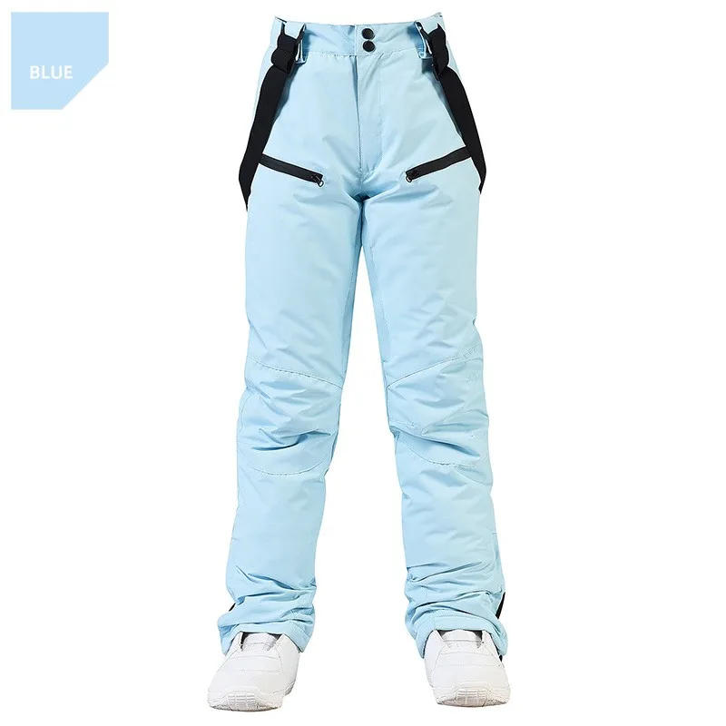 Wasserdichte Skihose mit Trägern – warm auf der Piste - obrazek 10