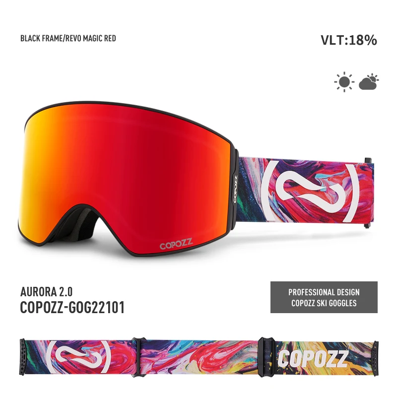 COPOZZ Skibrille UV400 – klare Sicht mit Antibeschlag - Image 9