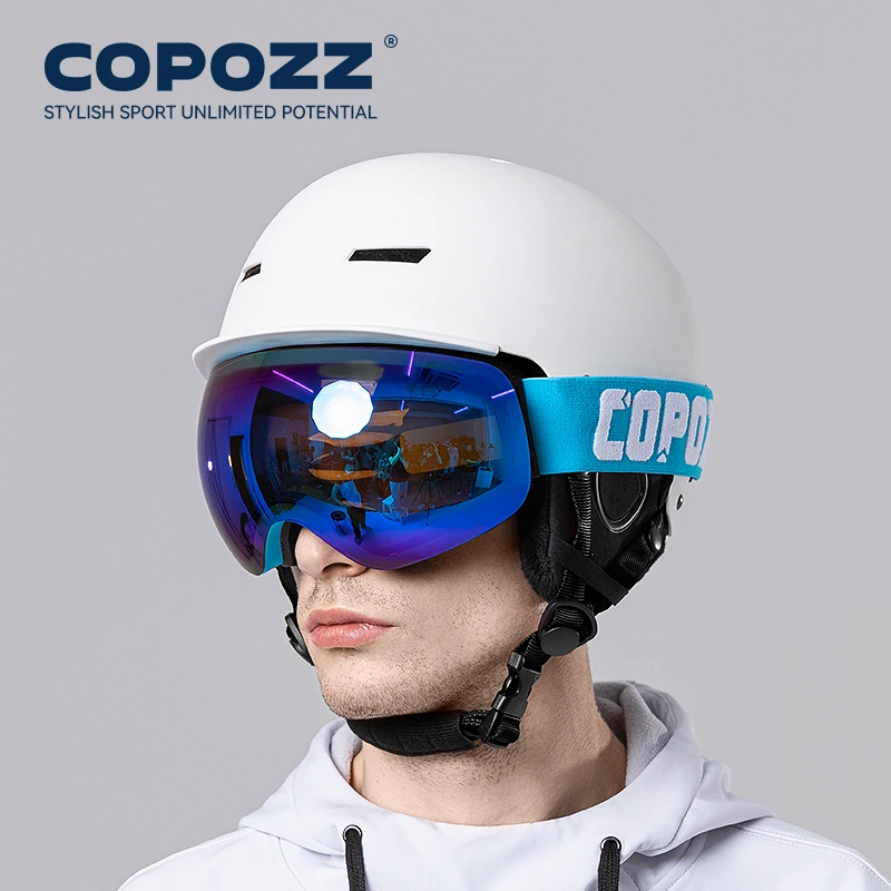 COPOZZ Skibrille UV400 mit Antibeschlag und OTG – Bild 5