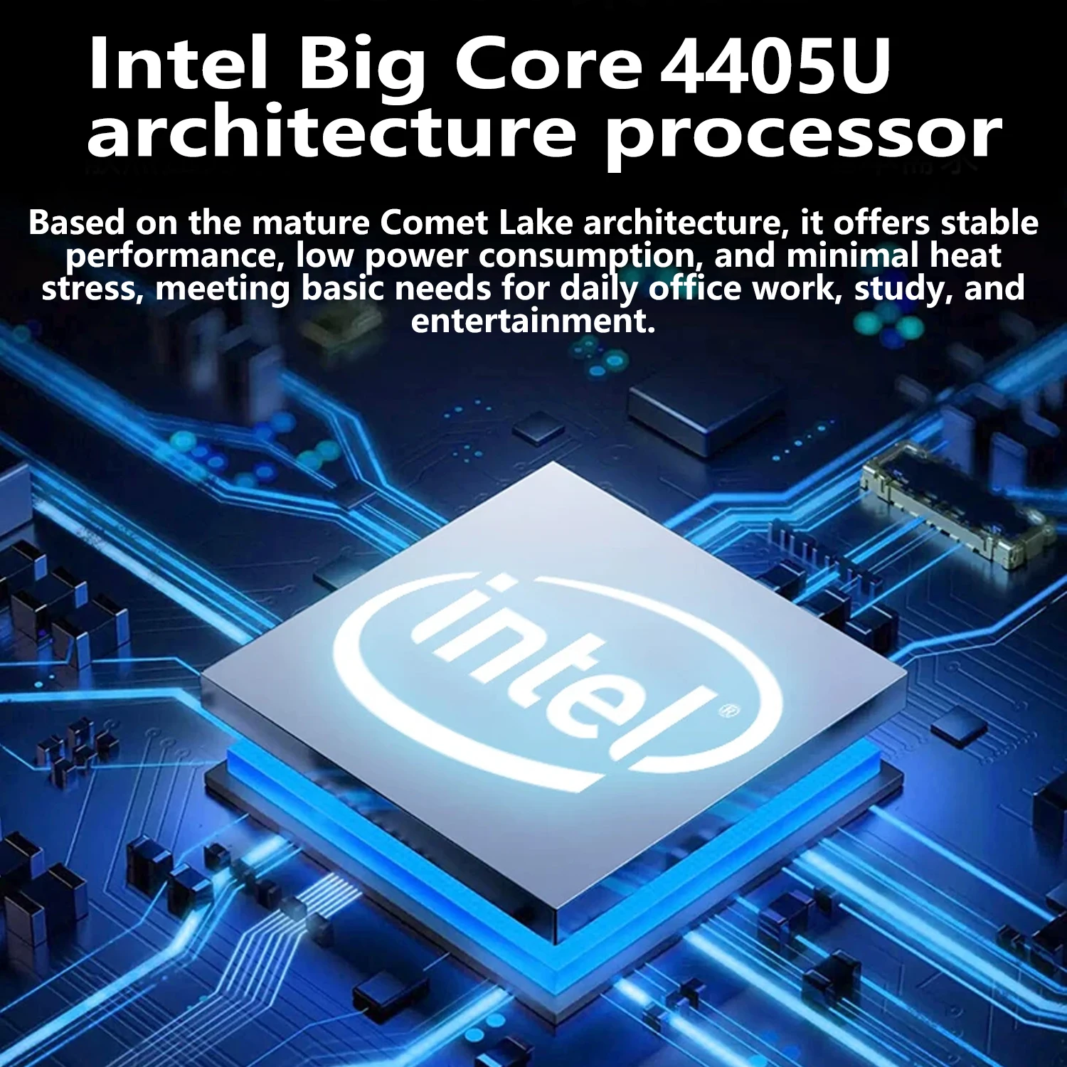LENO 14,1 Zoll Notebook 16 GB RAM, Intel 4405U - obrazek 3