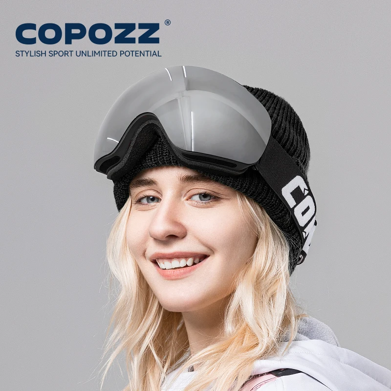 COPOZZ Skibrille UV400 mit Antibeschlag und OTG – Bild 6