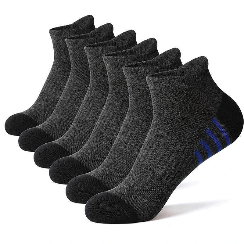 AOTOLK Kurze Sportsocken aus Baumwollmischung – 6 oder 12 Paar - obrazek 16
