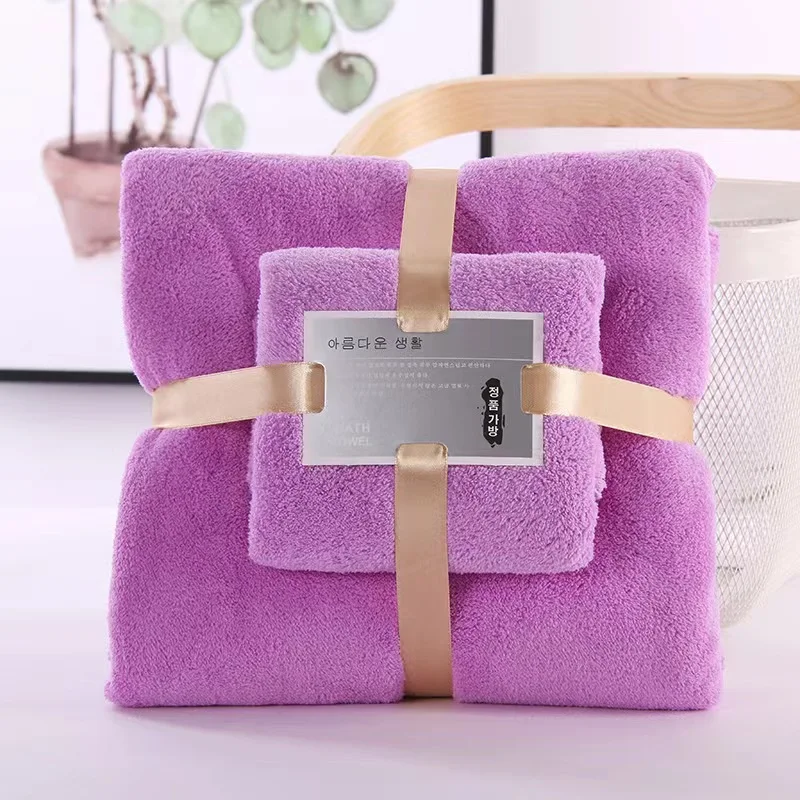 2er-Set Badetücher aus Korallfleece – weich und saugfähig - Image 10