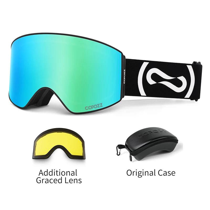 COPOZZ Skibrille UV400 – klare Sicht mit Antibeschlag