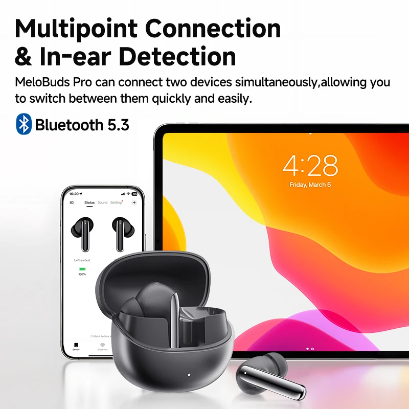 QCY MeloBuds Pro – In-Ear-Kopfhörer mit ANC und LDAC - obrazek 6