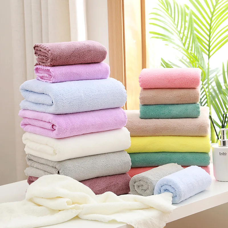 2er-Set Badetücher aus Korallfleece – weich und saugfähig - Image 4