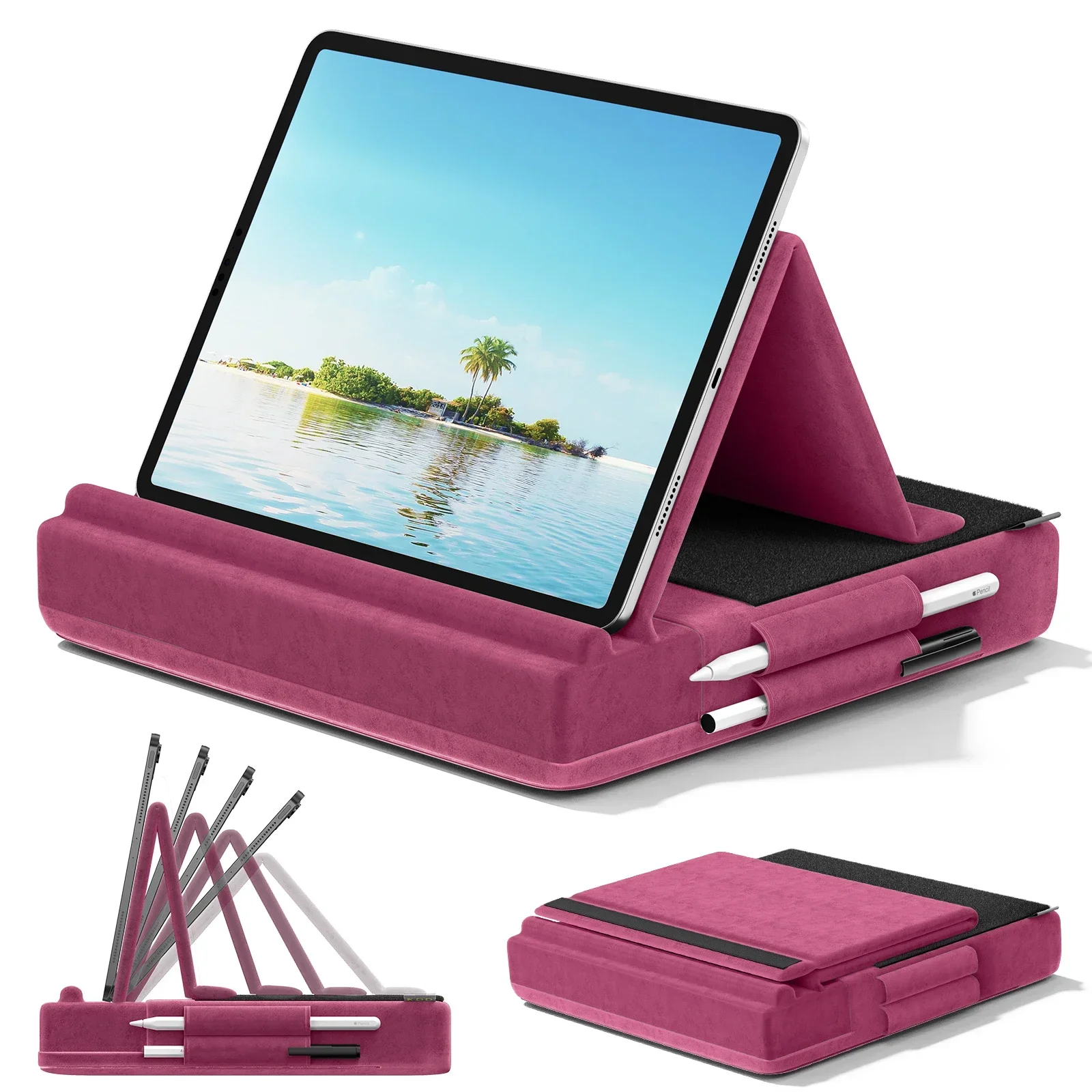 Weiche Tablet-Kissenhalterung mit Stiftfach - Image 9