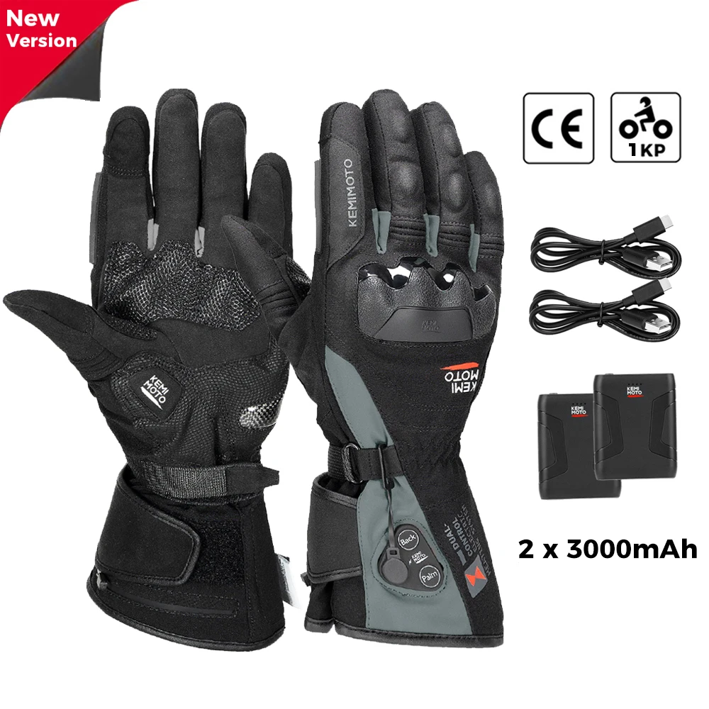 KEMIMOTO beheizbare Winterhandschuhe mit Touchscreen – Bild 15