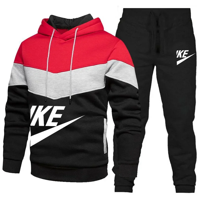 Herren Freizeitanzug – Kapuzenoberteil und Jogginghose - obrazek 3