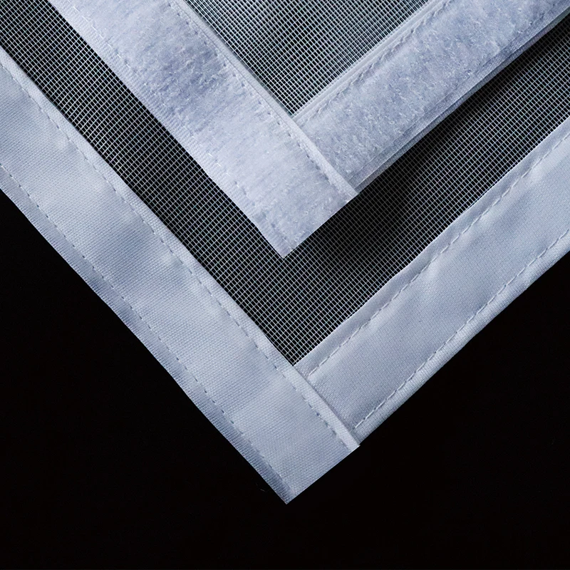Fliegengitter für Fenster mit Klettband – weiß – Bild 2