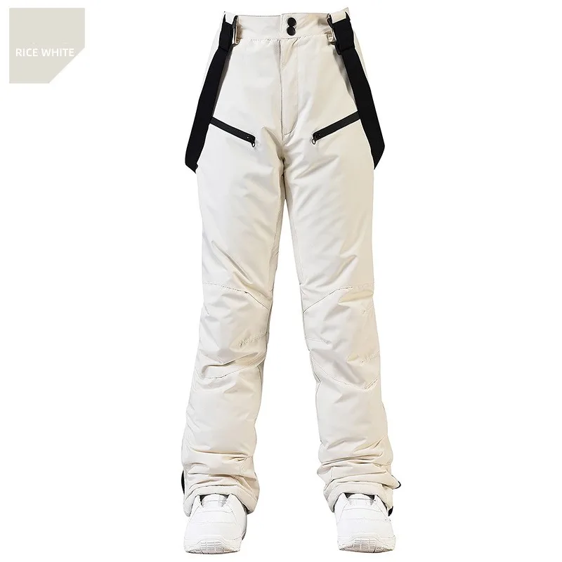 Wasserdichte Skihose mit Trägern – warm auf der Piste - obrazek 9