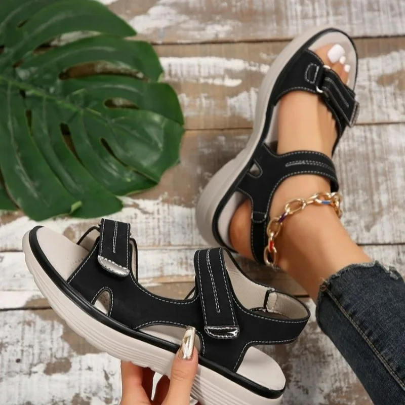 UETEEY Damen-Sandalen mit Fersenriemen - Image 6
