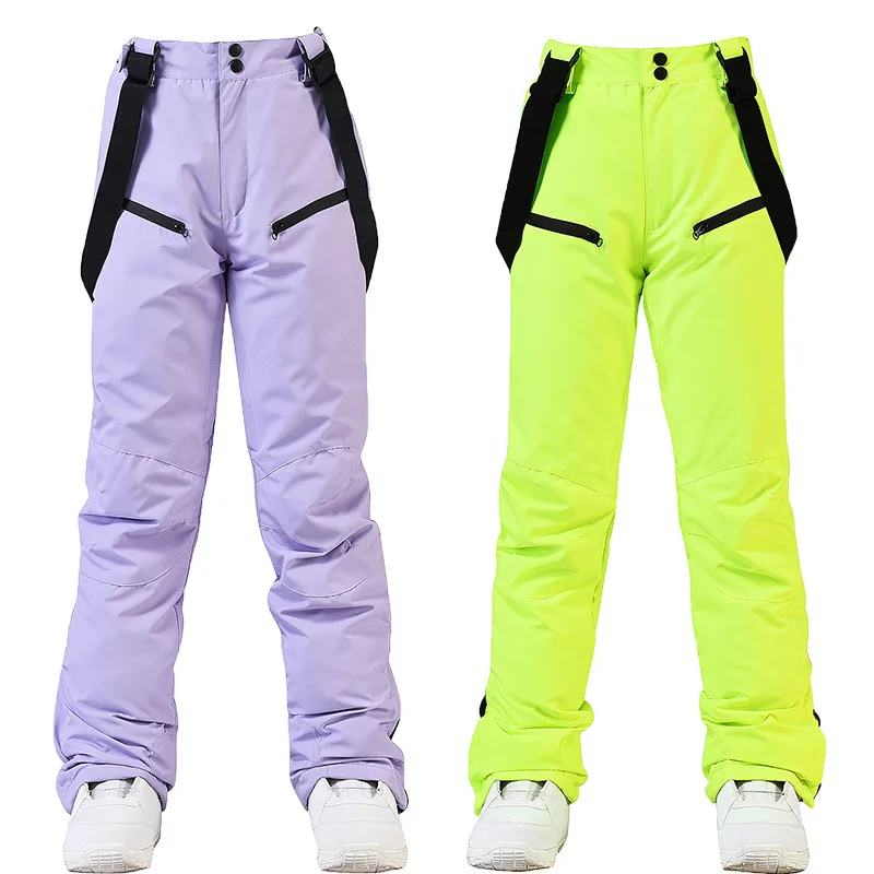 Wasserdichte Skihose mit Trägern – warm auf der Piste - obrazek 2
