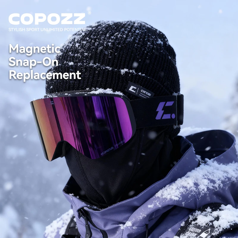 COPOZZ X-edge Skibrille mit magnetischer Scheibe - obrazek 6