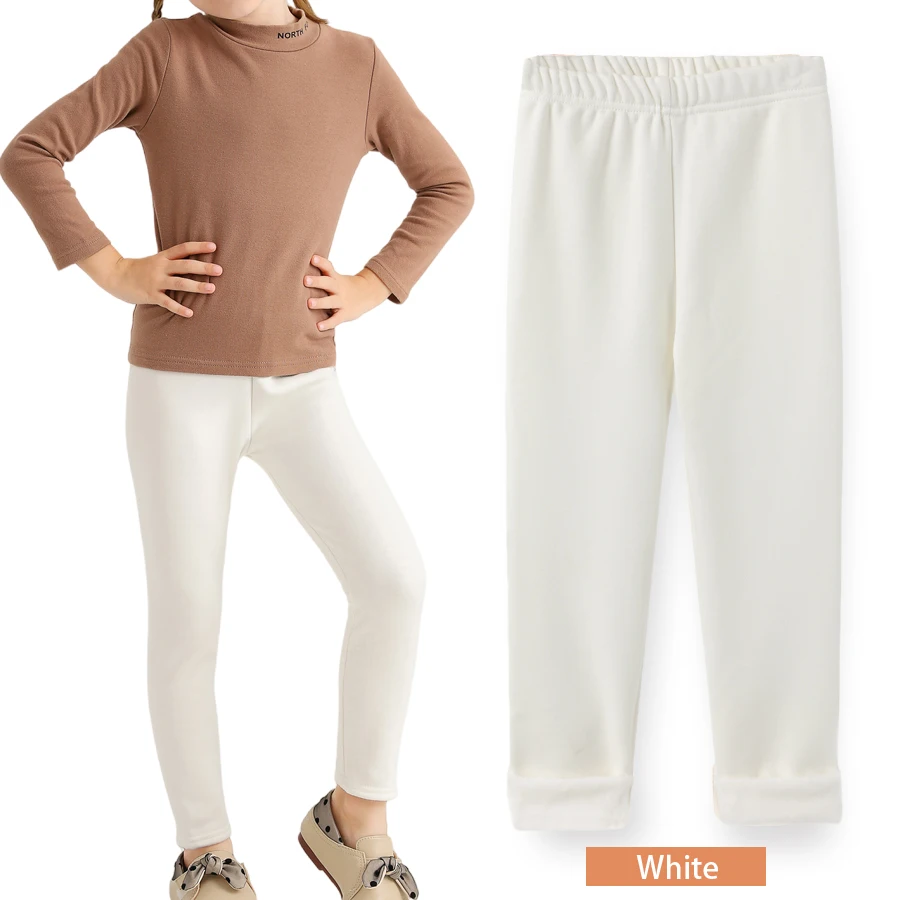 Mädchen-Leggings mit Fleecefutter für Herbst und Winter – Bild 10
