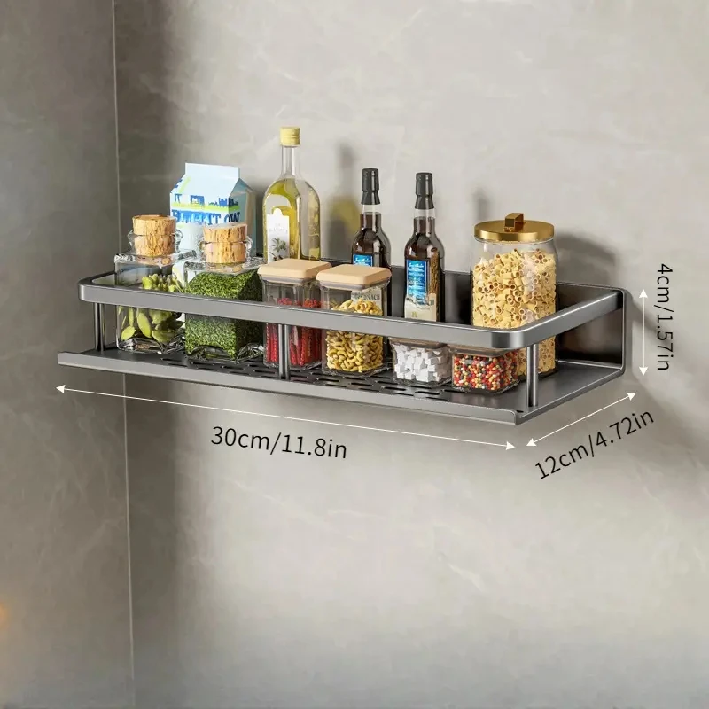Küchenorganizer als Wandregal für Gewürze und Utensilien – 30/40 cm - obrazek 3