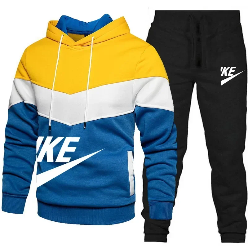 Herren Freizeitanzug – Kapuzenoberteil und Jogginghose - obrazek 2