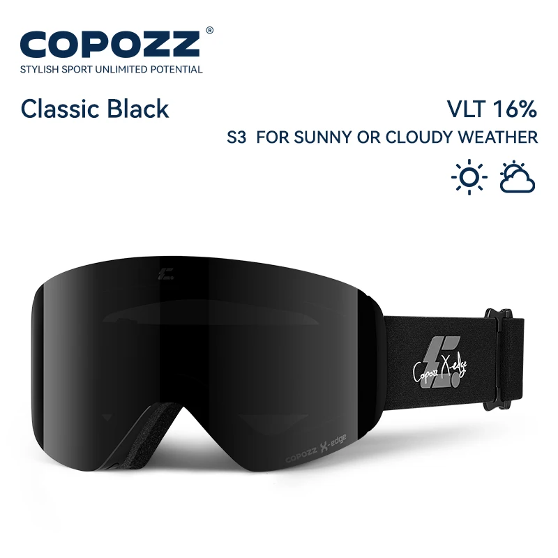 COPOZZ X-edge Skibrille mit magnetischer Scheibe - obrazek 17