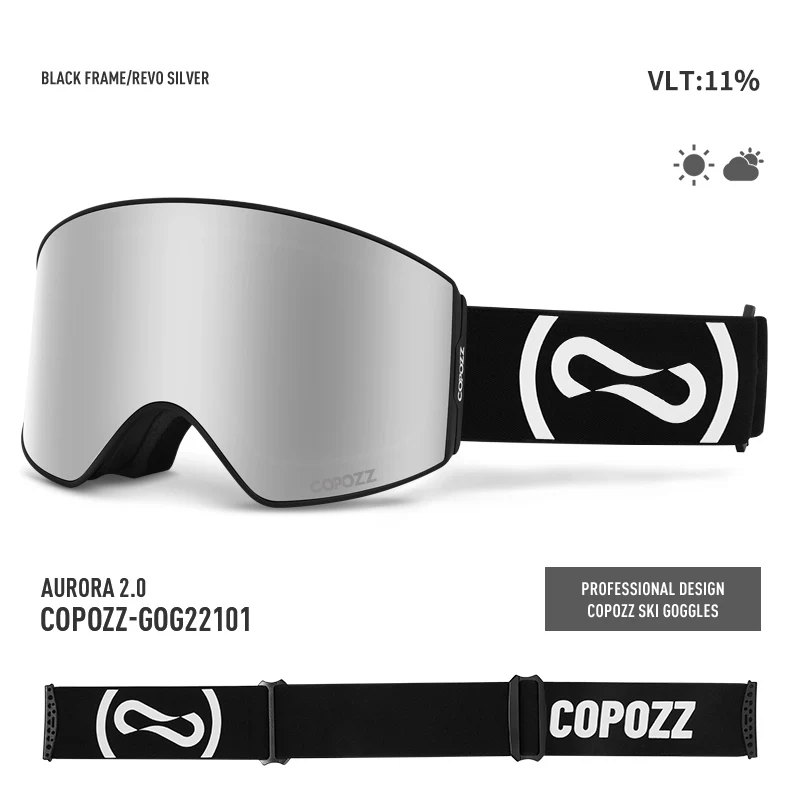 COPOZZ Skibrille UV400 – klare Sicht mit Antibeschlag - Image 7