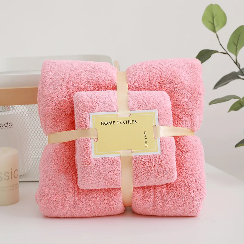 2er-Set Badetücher aus Korallfleece – weich und saugfähig - Image 7