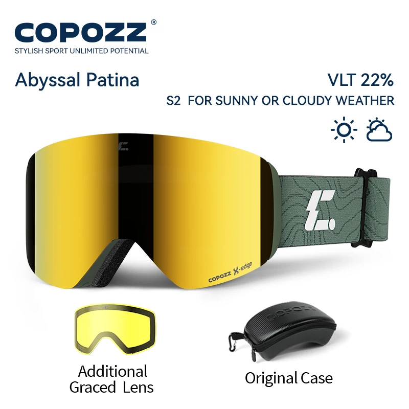 COPOZZ X-edge Skibrille mit magnetischer Scheibe - obrazek 12