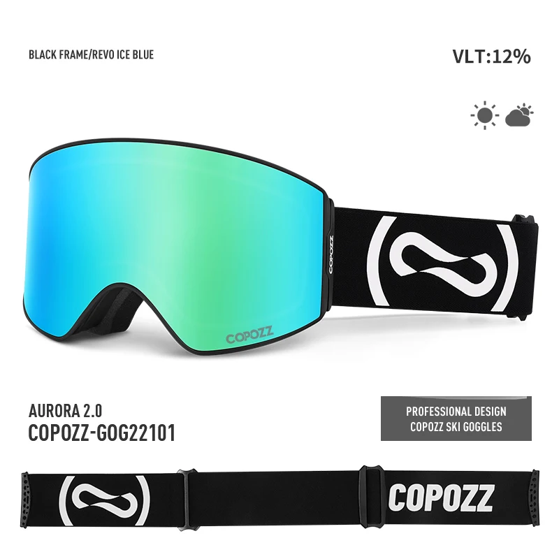 COPOZZ Skibrille UV400 – klare Sicht mit Antibeschlag - Image 14