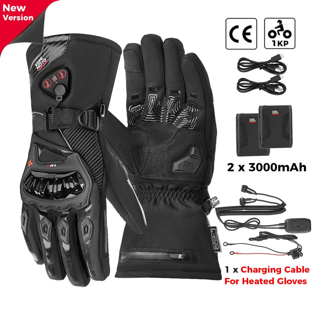KEMIMOTO beheizbare Winterhandschuhe mit Touchscreen – Bild 8