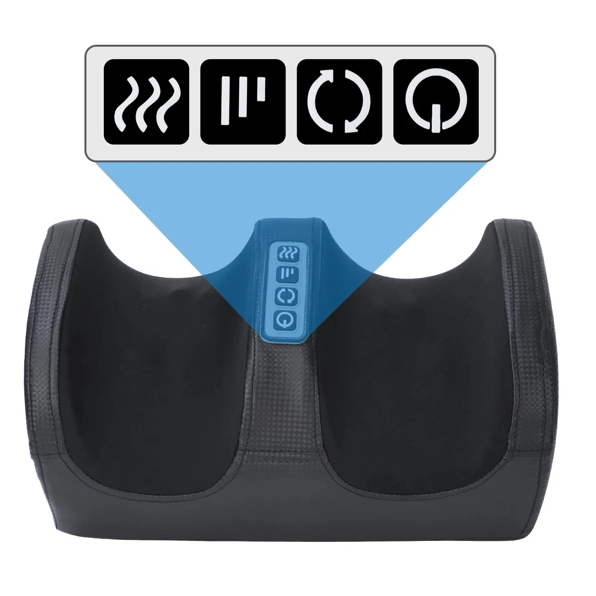 Elektrisches Fußmassagegerät mit Wärmefunktion und Massage-Rollen - Image 6