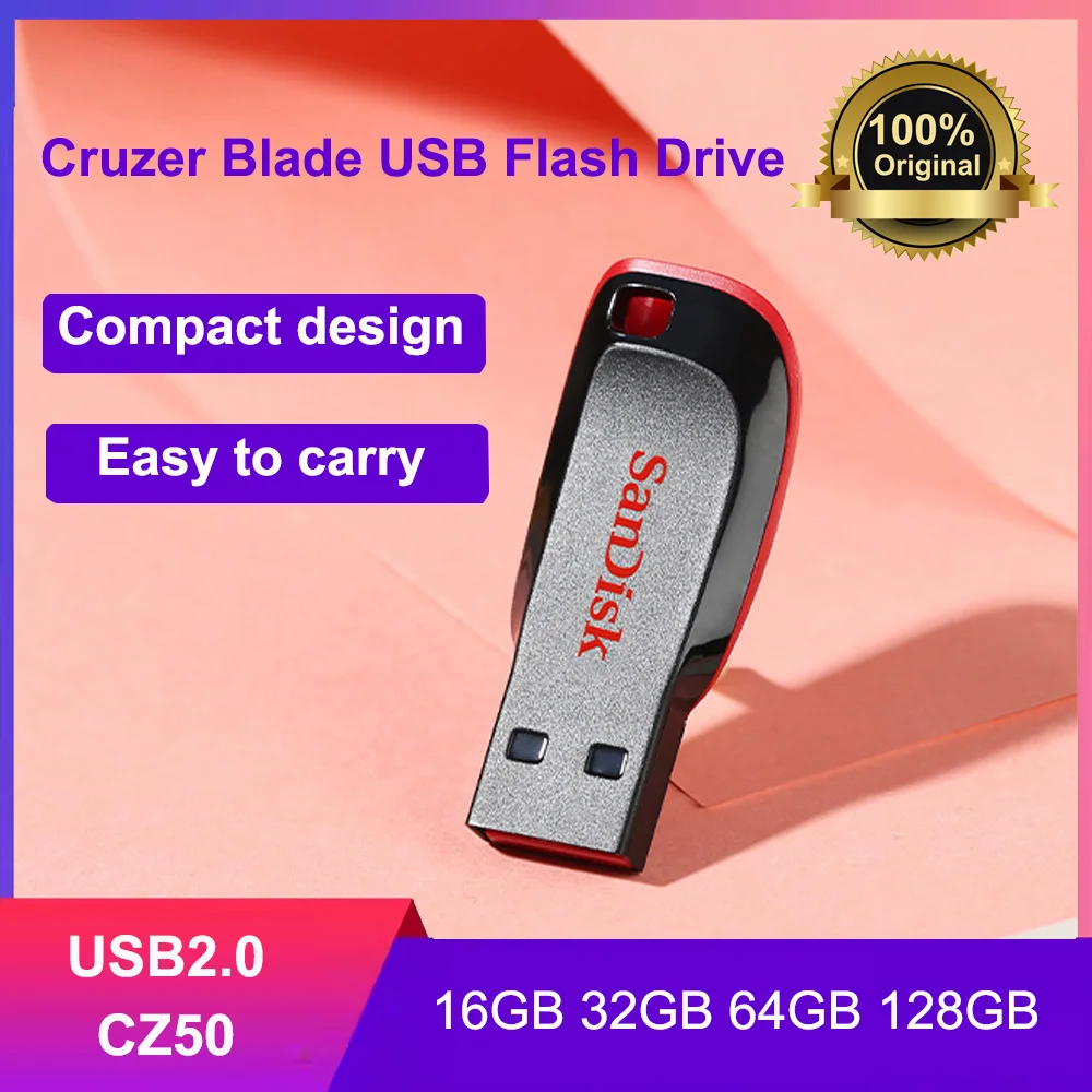 SanDisk Cruzer Blade USB-2.0-Stick 16–128 GB