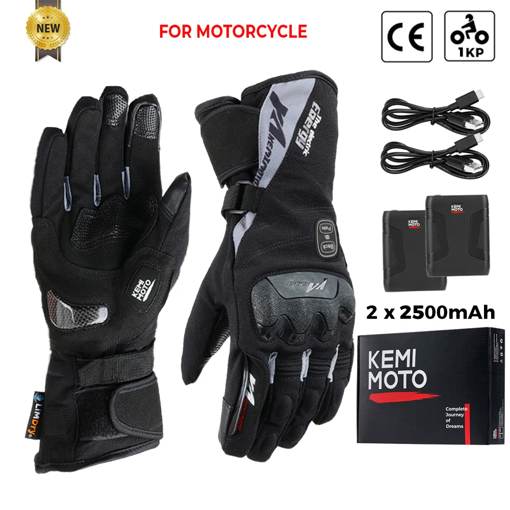 KEMIMOTO beheizbare Winterhandschuhe mit Touchscreen – Bild 19