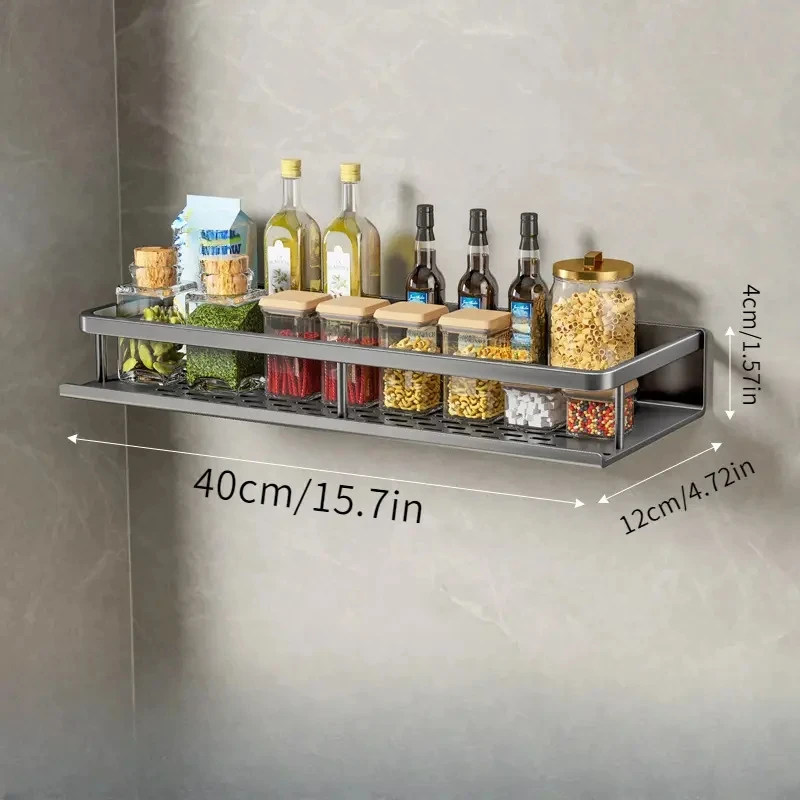Küchenorganizer als Wandregal für Gewürze und Utensilien – 30/40 cm - obrazek 6