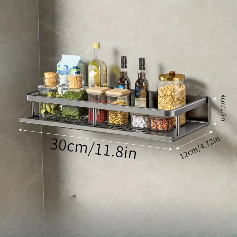 Küchenorganizer als Wandregal für Gewürze und Utensilien – 30/40 cm - obrazek 8