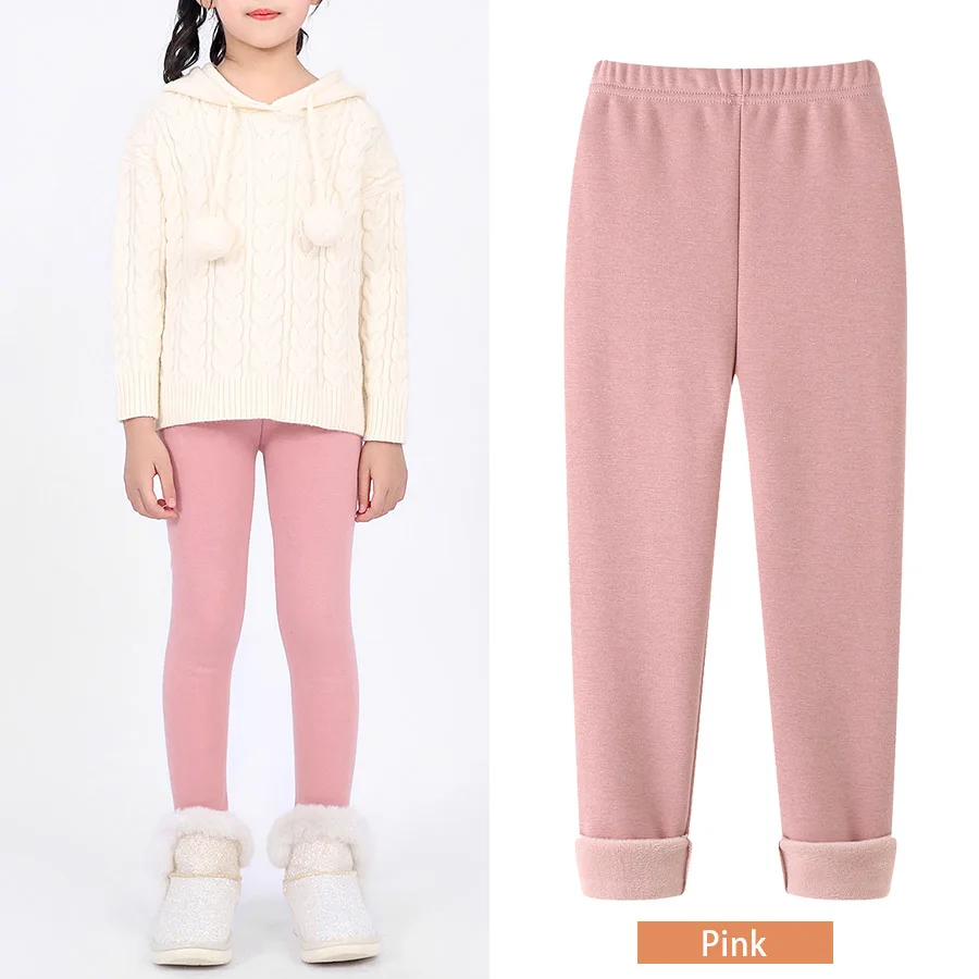 Mädchen-Leggings mit Fleecefutter für Herbst und Winter – Bild 11