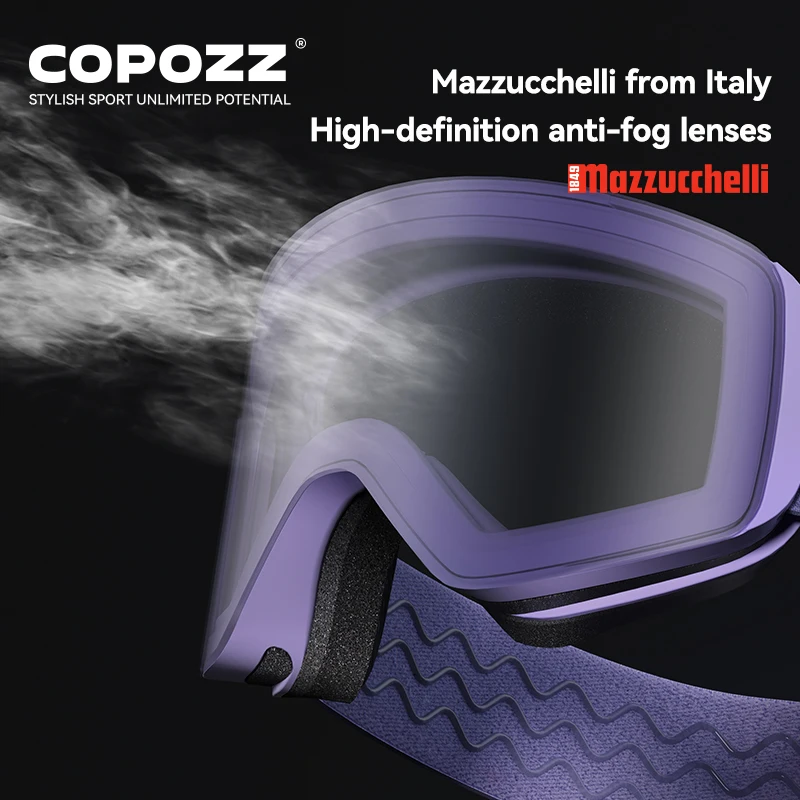COPOZZ X-edge Skibrille mit magnetischer Scheibe - obrazek 3