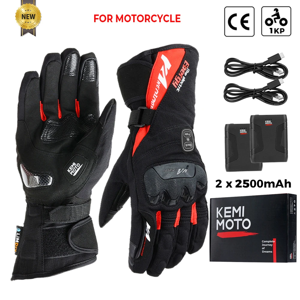KEMIMOTO beheizbare Winterhandschuhe mit Touchscreen – Bild 20