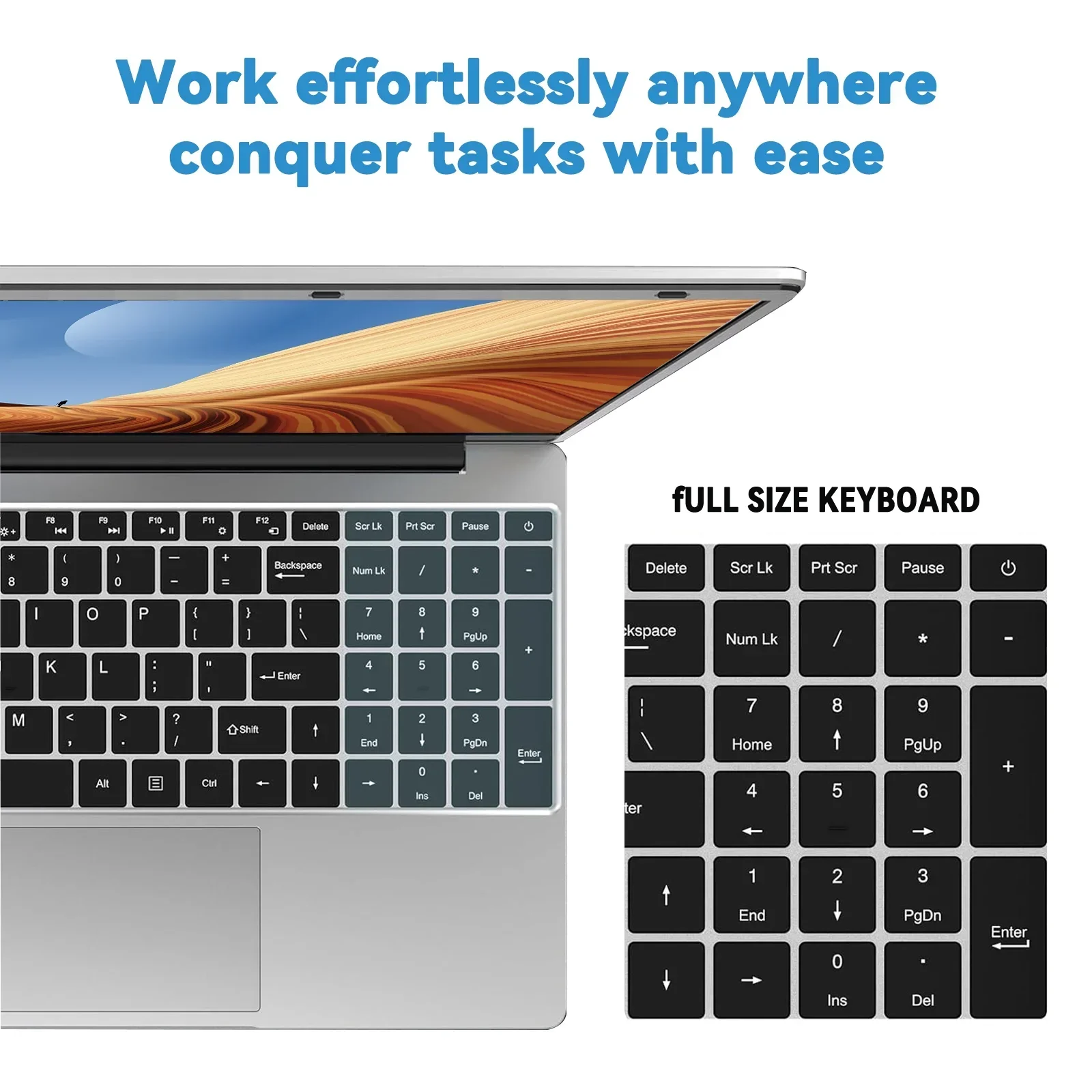 LENO 15,6 Zoll Laptop mit Intel 6500Y und SSD - obrazek 6