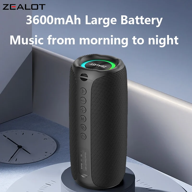ZEALOT MP2 Bluetooth Lautsprecher – tragbare Musikbox mit 20 W - Image 4