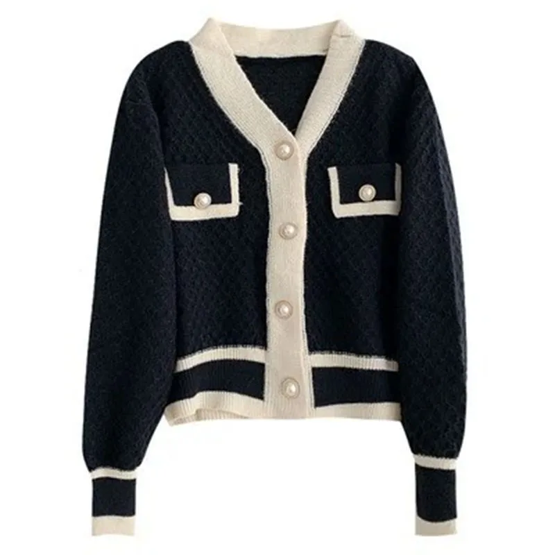 Damen Strickjacke im Korean Style - obrazek 4