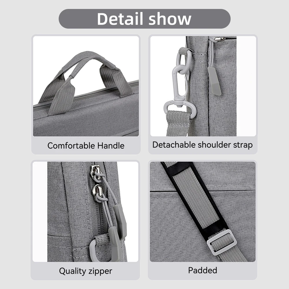 Laptop-Schutzhülle 14–15,6 Zoll aus Nylon - Image 6
