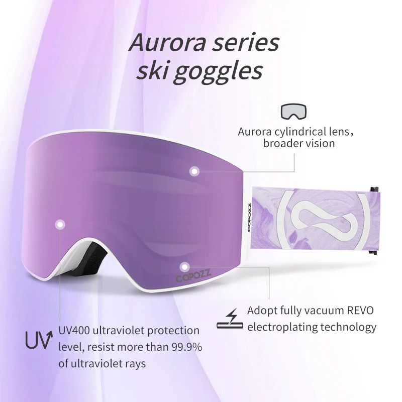 COPOZZ Skibrille UV400 – klare Sicht mit Antibeschlag - Image 5