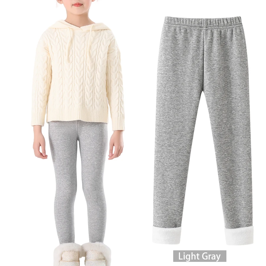 Mädchen-Leggings mit Fleecefutter für Herbst und Winter – Bild 19